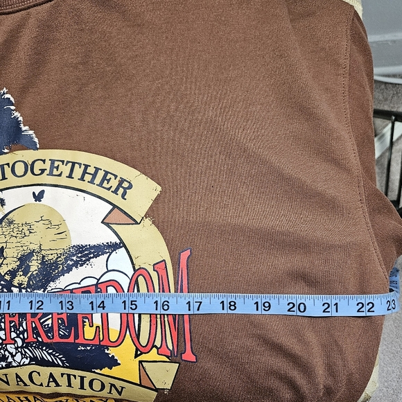 Shein Women Drop Shoulder Slogan Graphic Print Pullover Sweatshirt - Picture 8 of 12